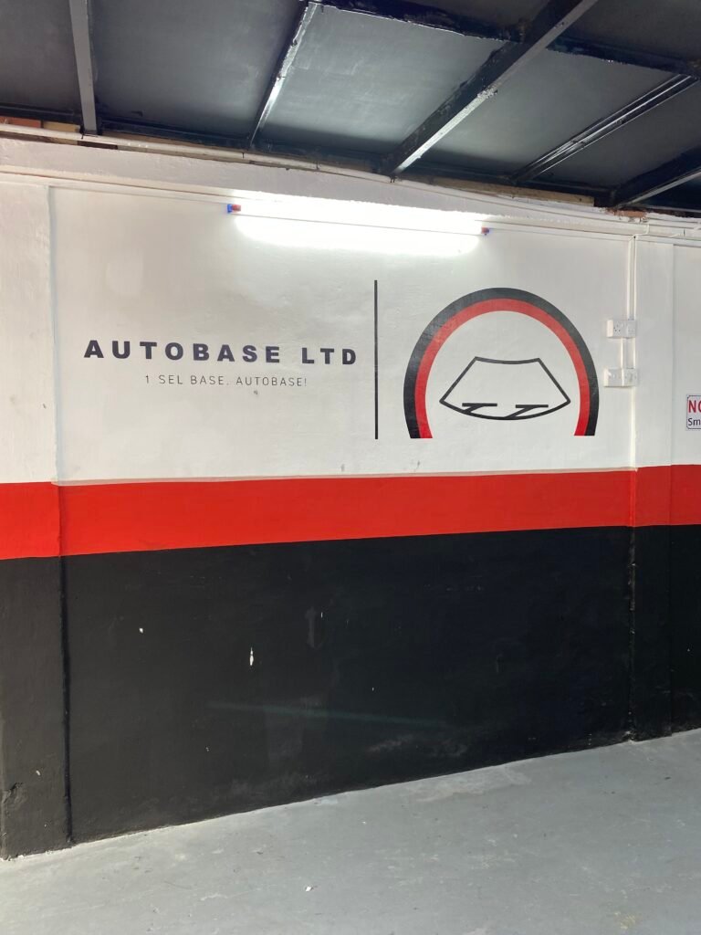 Logo, garage auto, pare-brise, Port louis